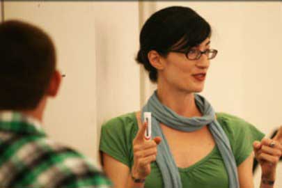professer instructing